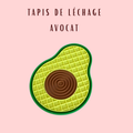 Tapis de léchage avocat